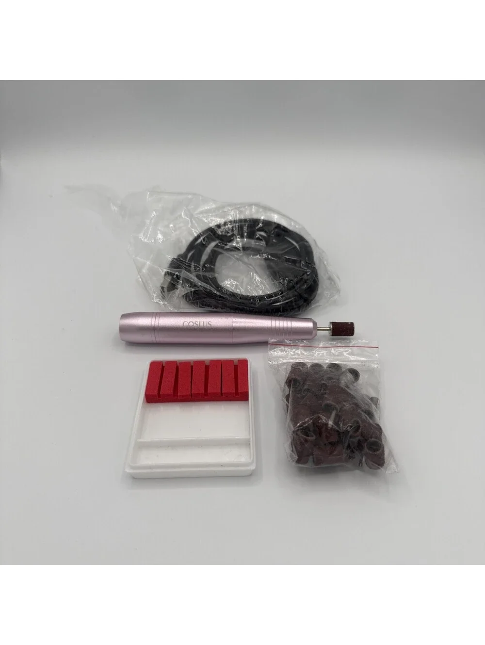 Durable C40 Nail Drill Set: Portable Electric File for Professionals & Beginners